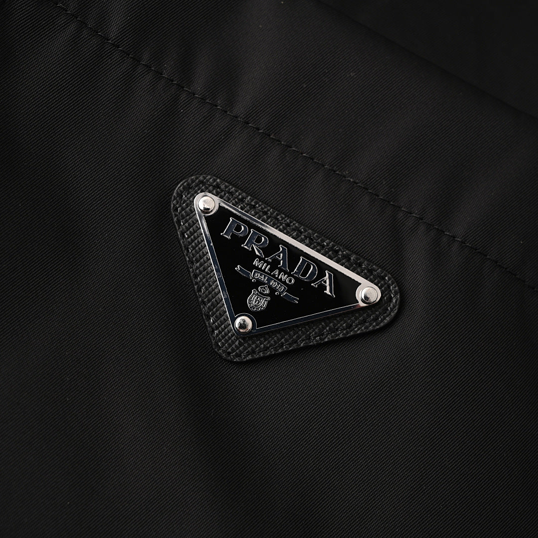 PRADA Nylon Pocket Short-Sleeve Shirt